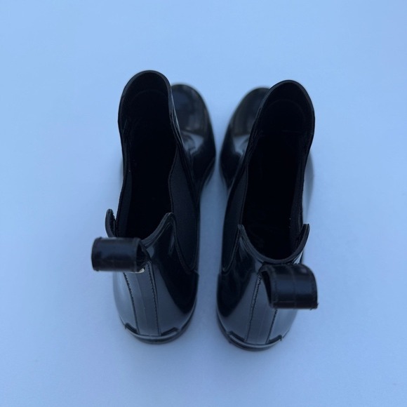 Sam Edelman Chelsea Black Tinsley Pull On Ankle Rain Boots Women's Size 11 - Picture 6 of 12